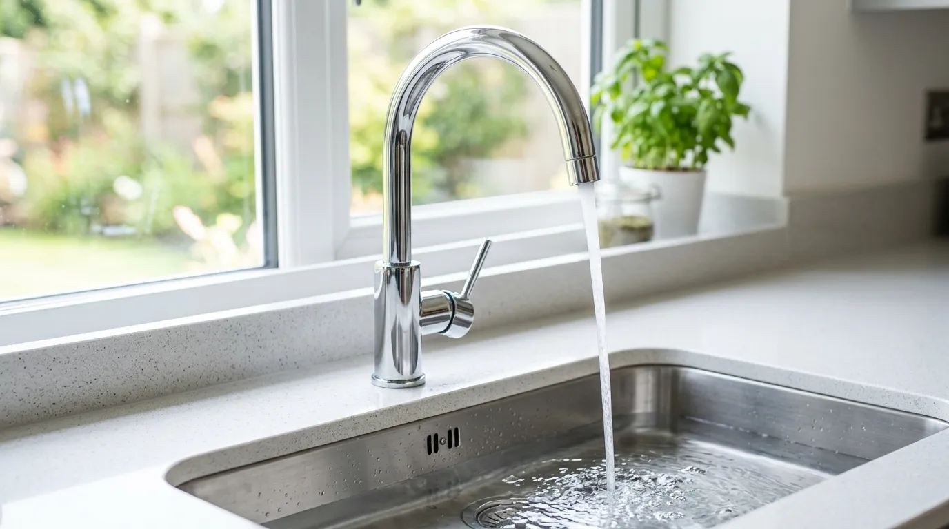 Local Plumbing Master Pros same day plumber fixing a faucet in Baldwin, IA
